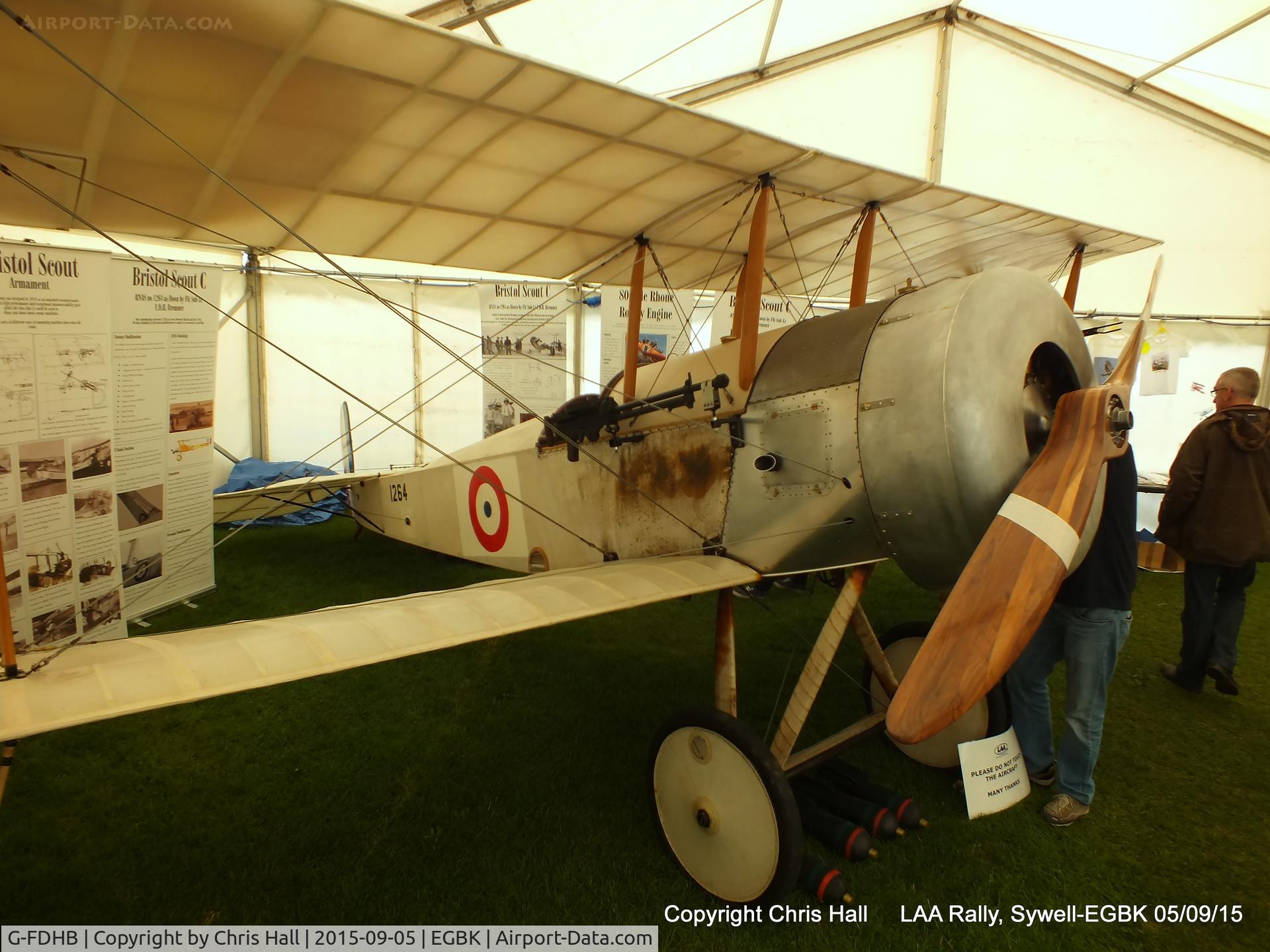 G-FDHB, 2014 Bristol Scout C Replica C/N LAA 353-14755, at the LAA Rally 2015, Sywell