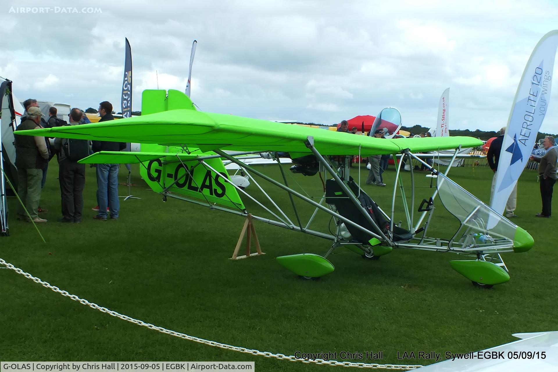G-OLAS, 2015 Vierwerk Aerolite 120 C/N 186D, at the LAA Rally 2015, Sywell