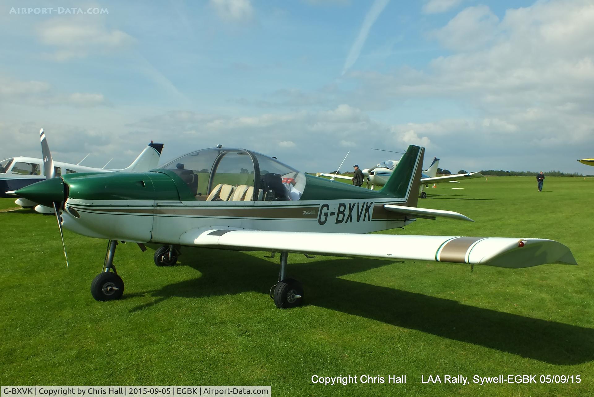 G-BXVK, 1998 Robin HR-200-120B C/N 326, at the LAA Rally 2015, Sywell