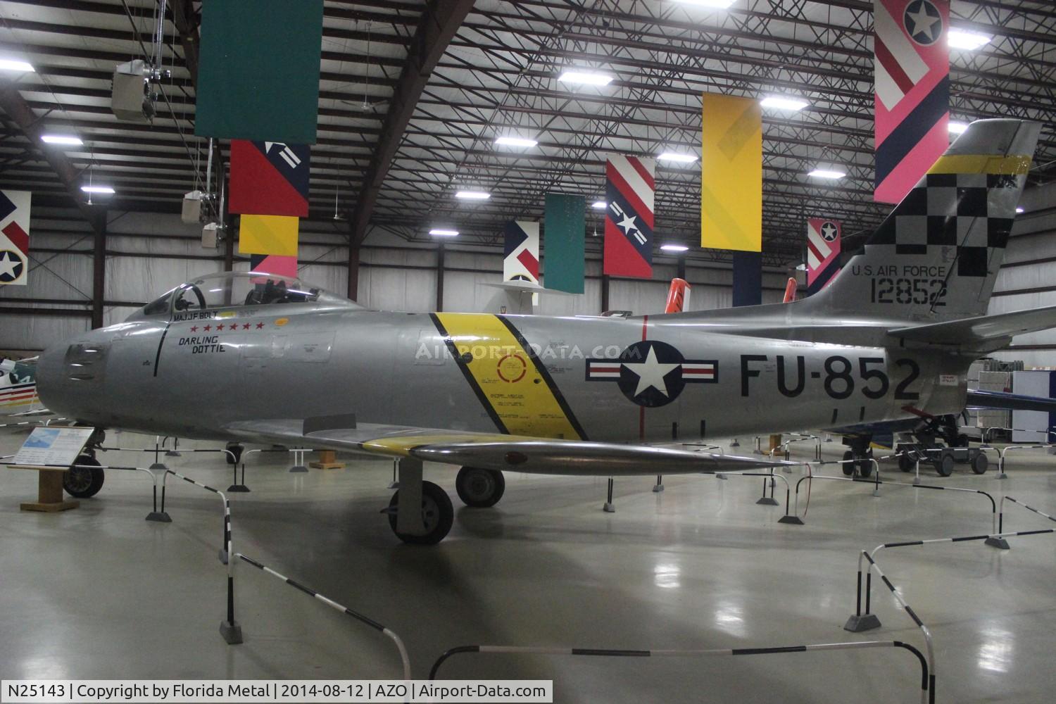 N25143, 1952 North American F-86F Sabre C/N 191-839, F-86 Darling Dottie