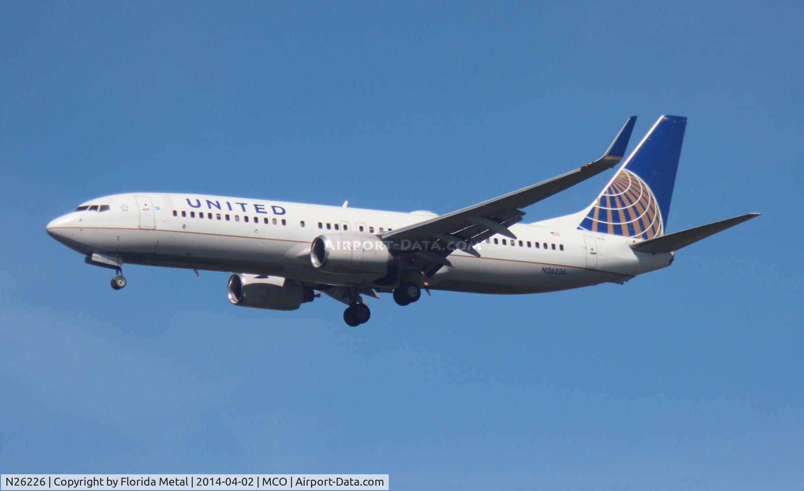 N26226, 1998 Boeing 737-824 C/N 28935, United