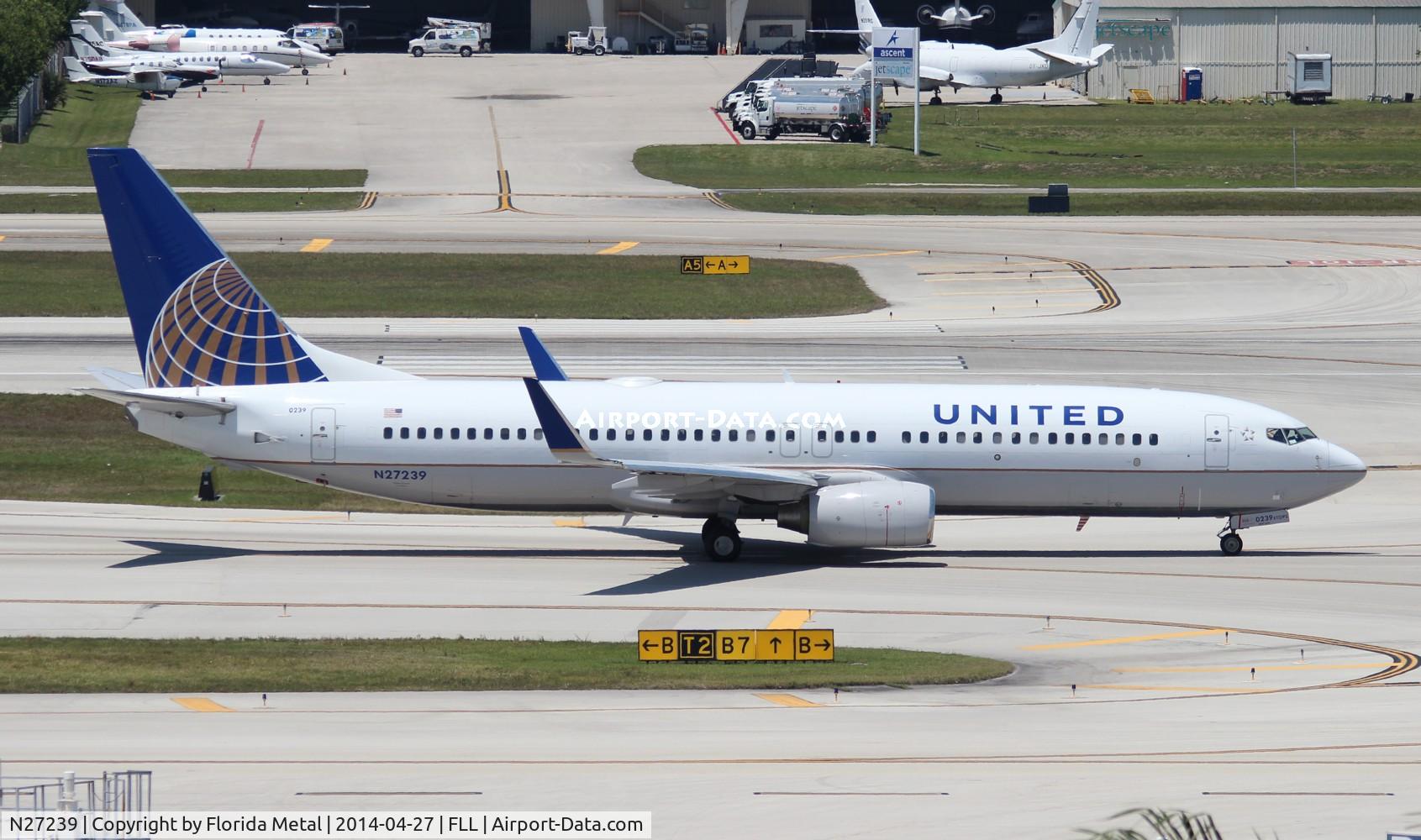 N27239, 1999 Boeing 737-824 C/N 28951, United