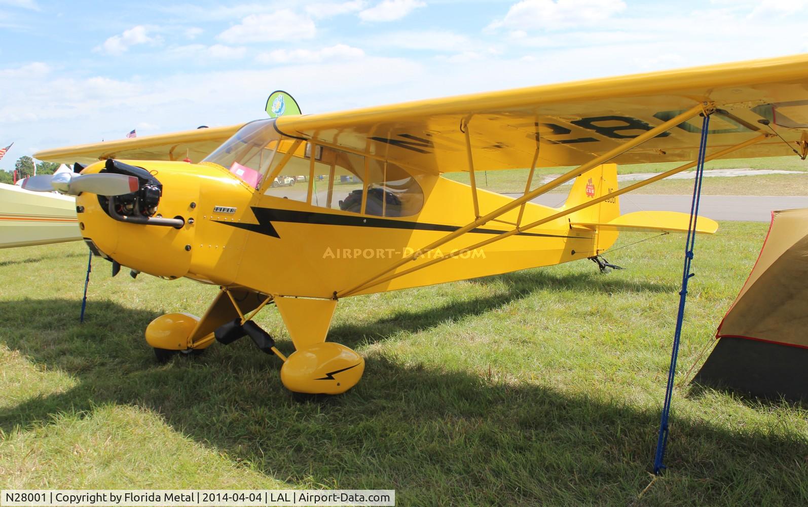 N28001, 1946 Piper J3C-65 Cub C/N 18874, Piper Cub
