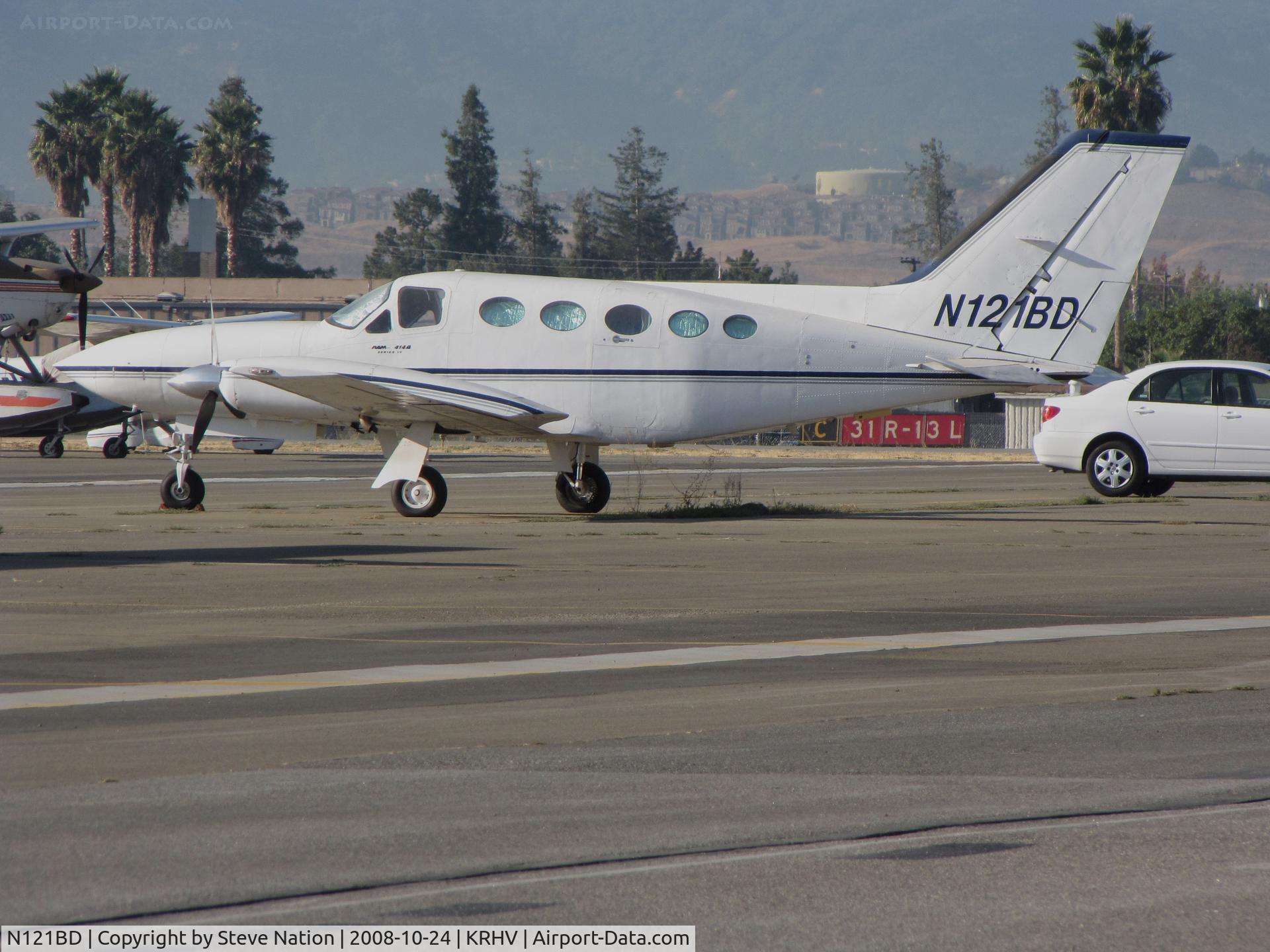 N121BD, 1979 Cessna 414A Chancellor C/N 414A0297, Locally-based 1979 Cessna 414A Chancellor @ Reid-Hillview Airport, San Jose, CA