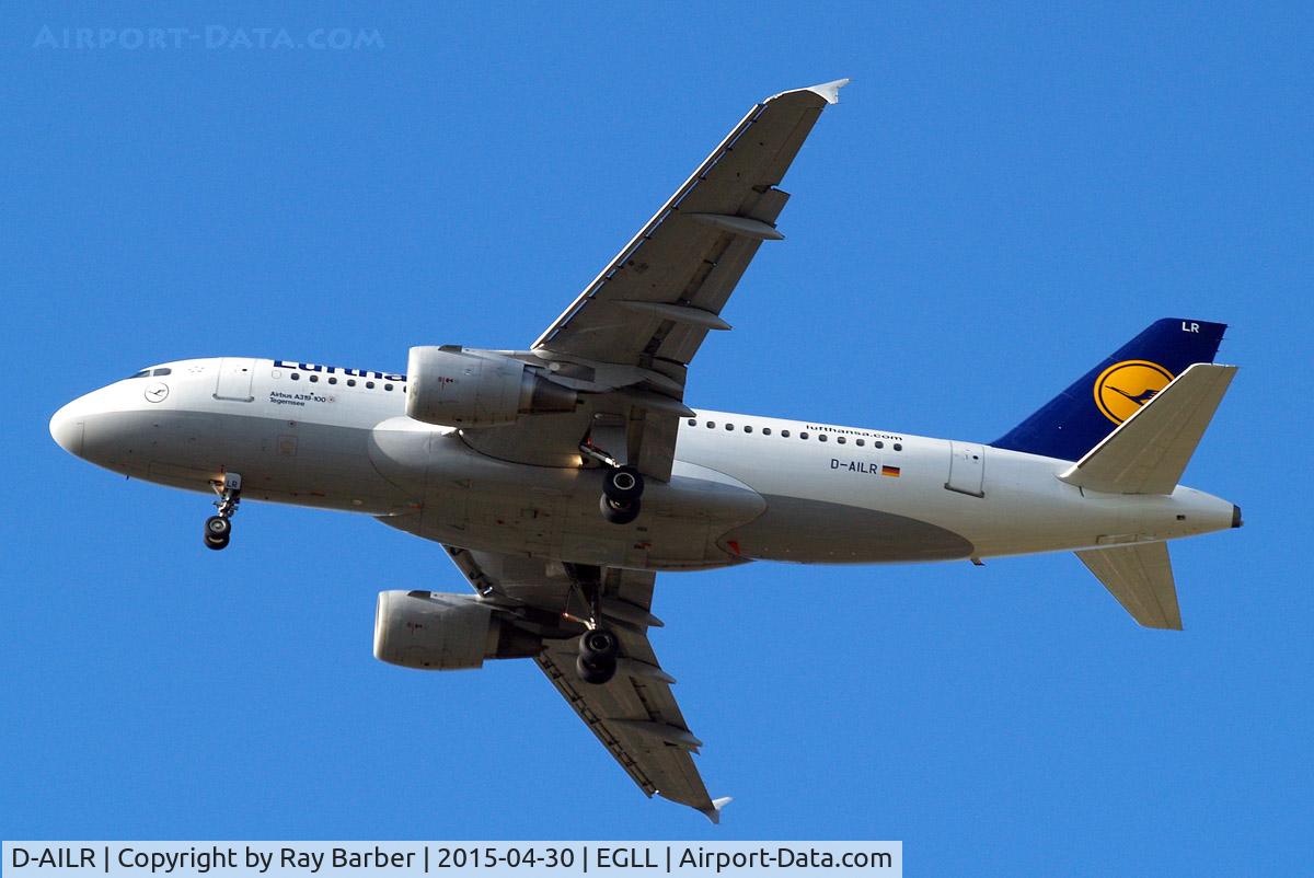 D-AILR, 1997 Airbus A319-114 C/N 723, Airbus A319-114 [0723] (Lufthansa) Home~G 30/04/2015. On approach 27R