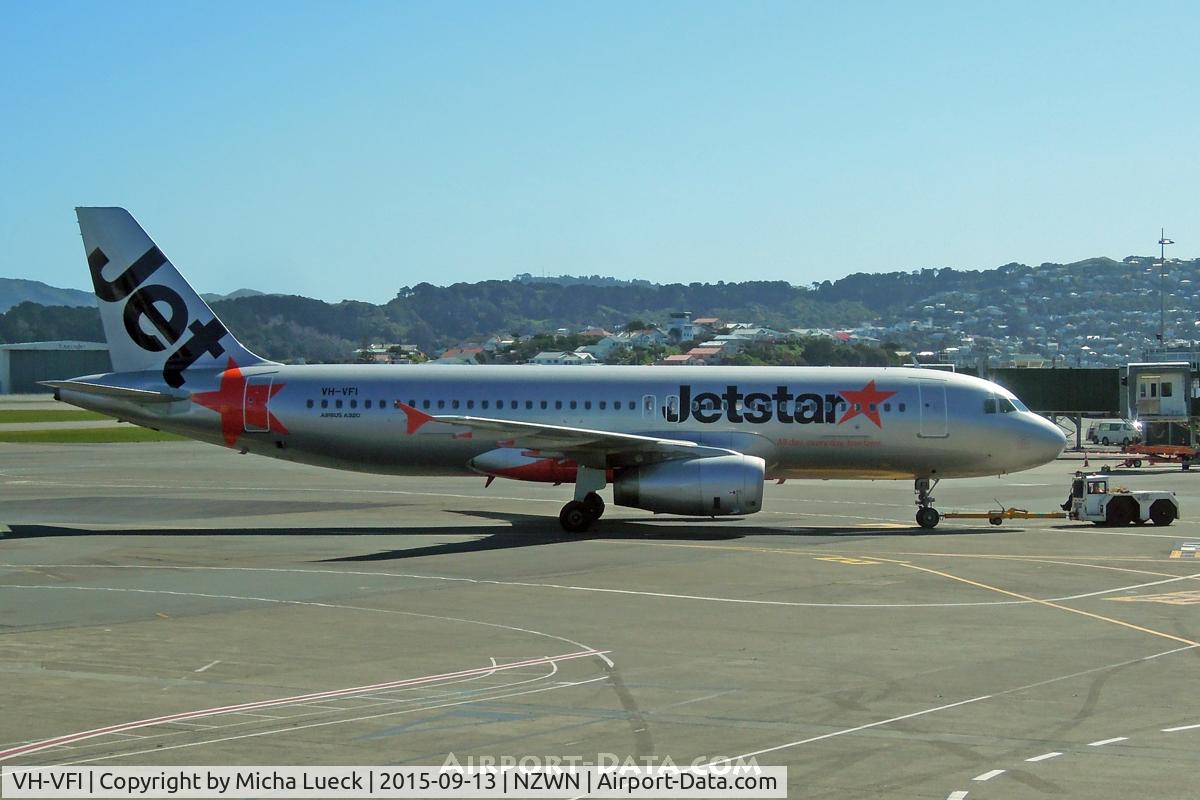 VH-VFI, 2012 Airbus A320-232 C/N 5270, At Wellington