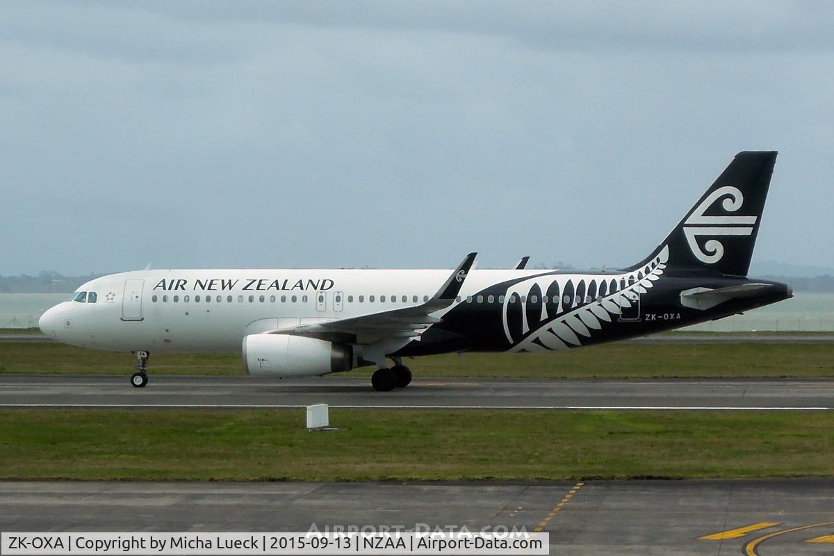ZK-OXA, 2013 Airbus A320-232 C/N 5269, At Auckland
