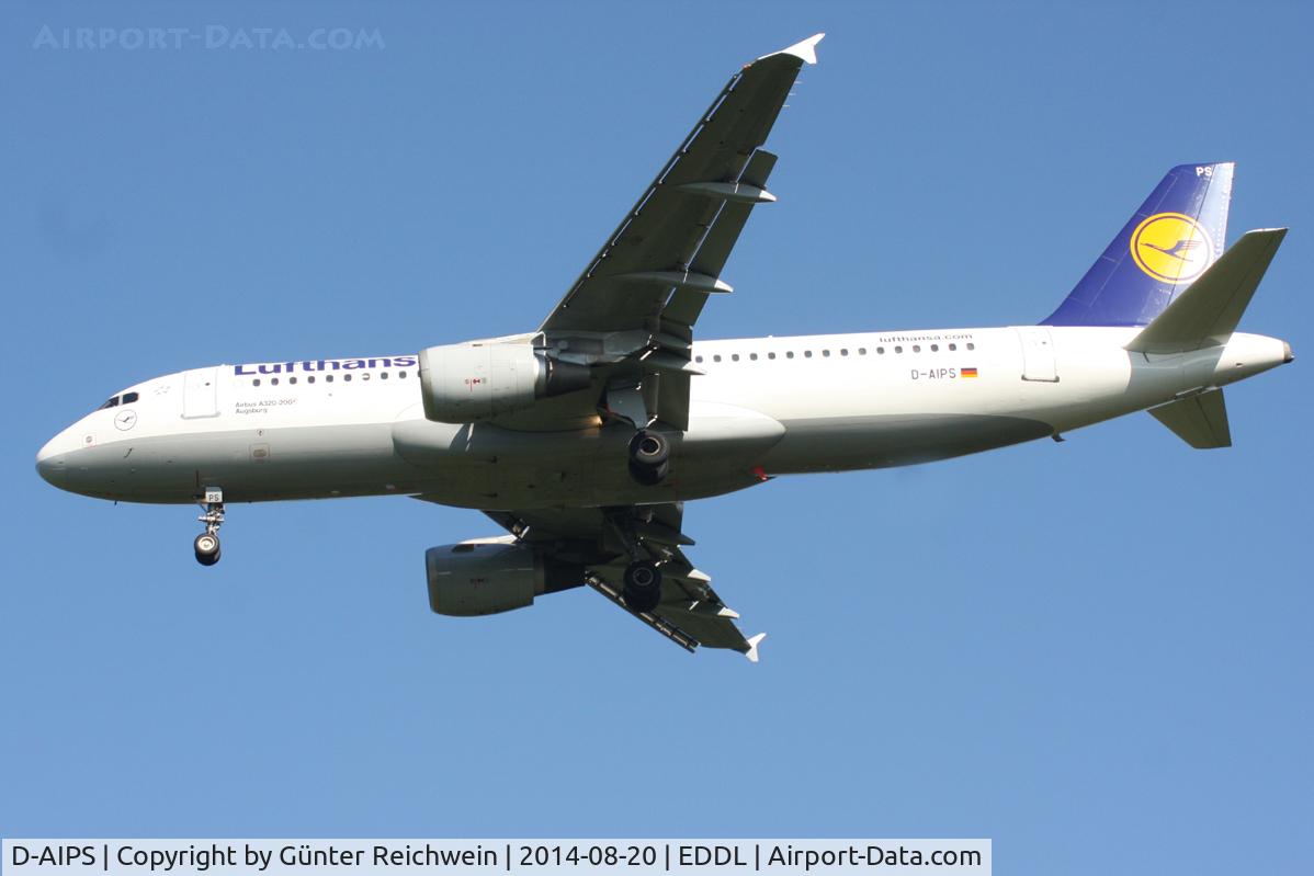 D-AIPS, 1990 Airbus A320-211 C/N 0116, Arriving