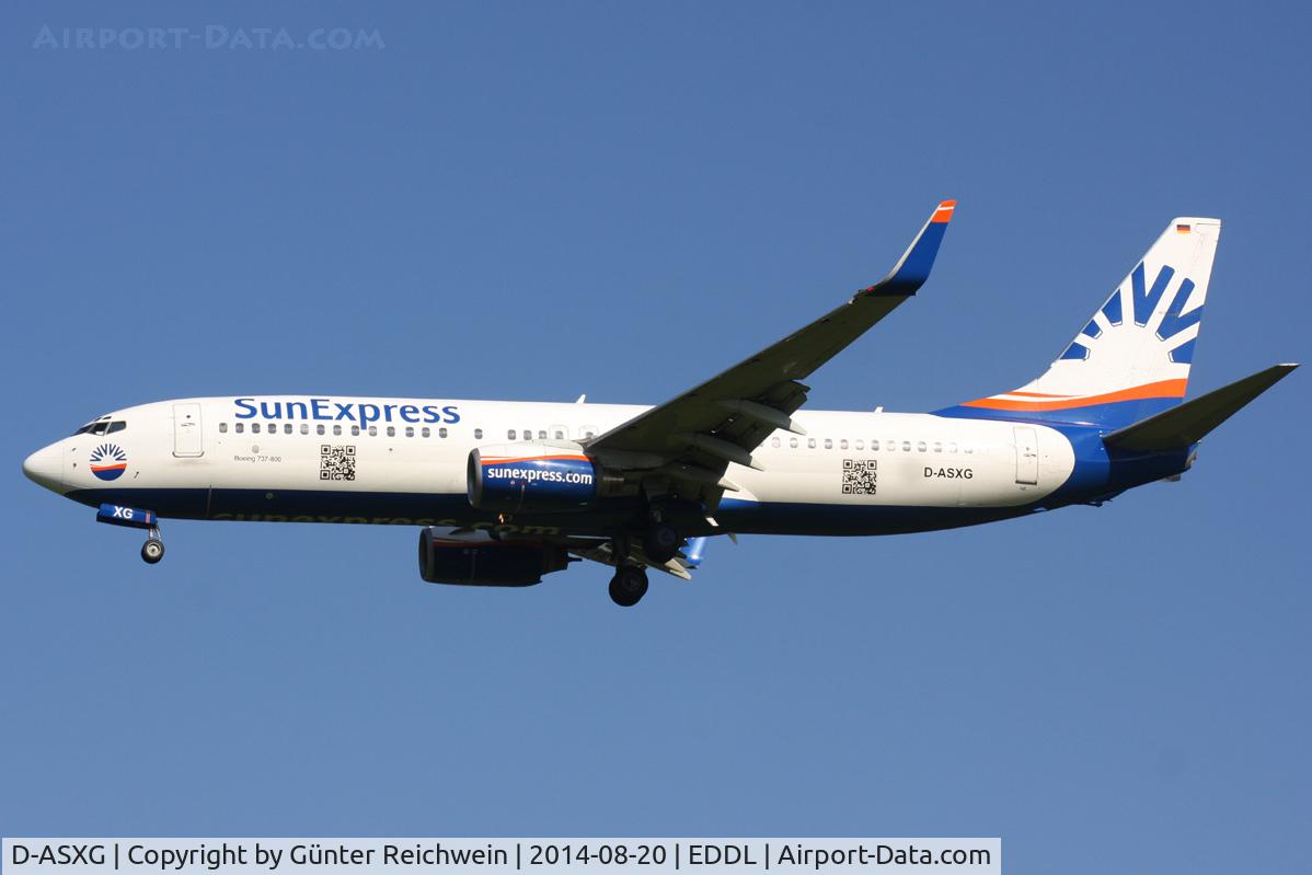 D-ASXG, 2002 Boeing 737-8CX C/N 32366, Arriving