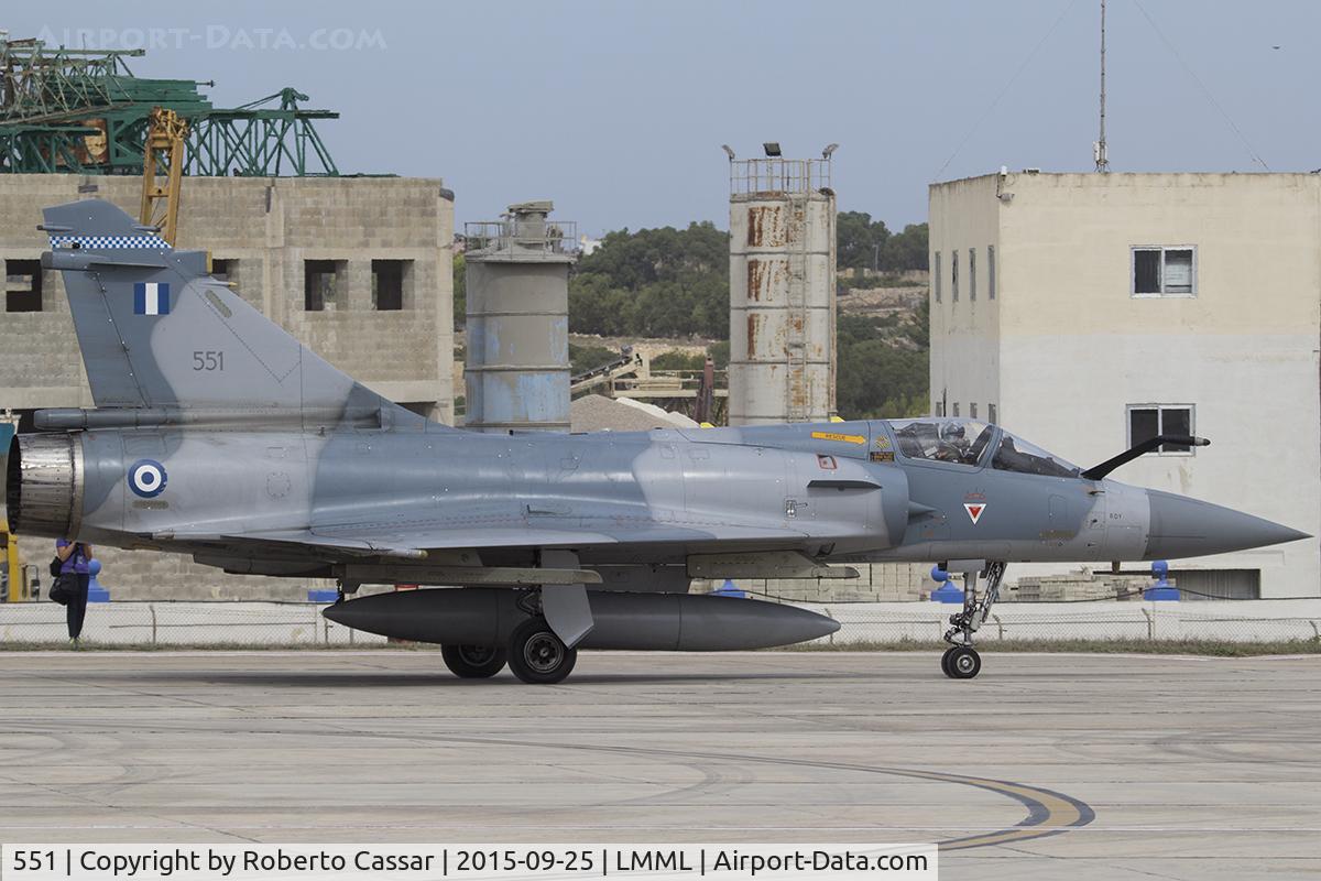 551, Dassault Mirage 2000-5EG C/N 601, Malta International Airshow 2015