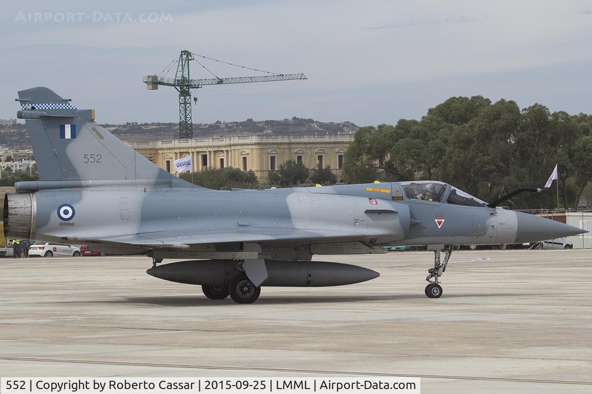 552, Dassault Mirage 2000-5EG C/N 552, Malta International Airshow 2015