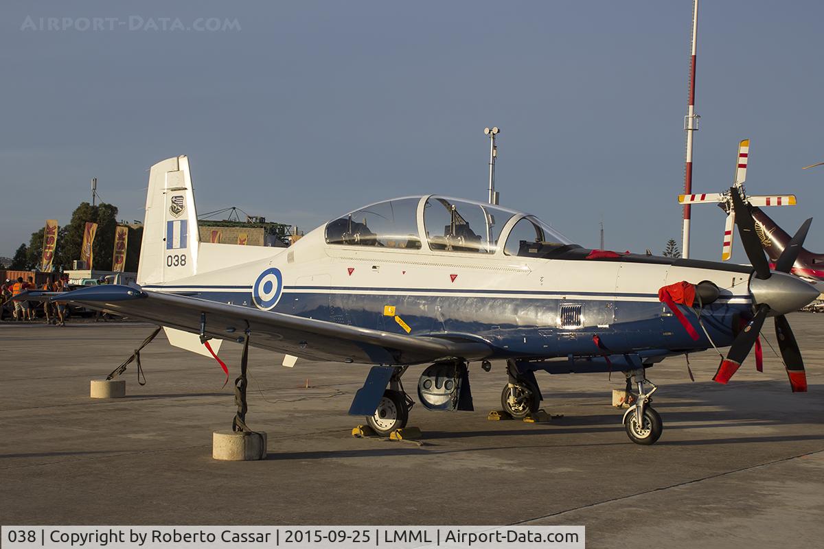 038, 2005 Raytheon T-6A Texan II C/N PG-38, Malta International Airshow 2015