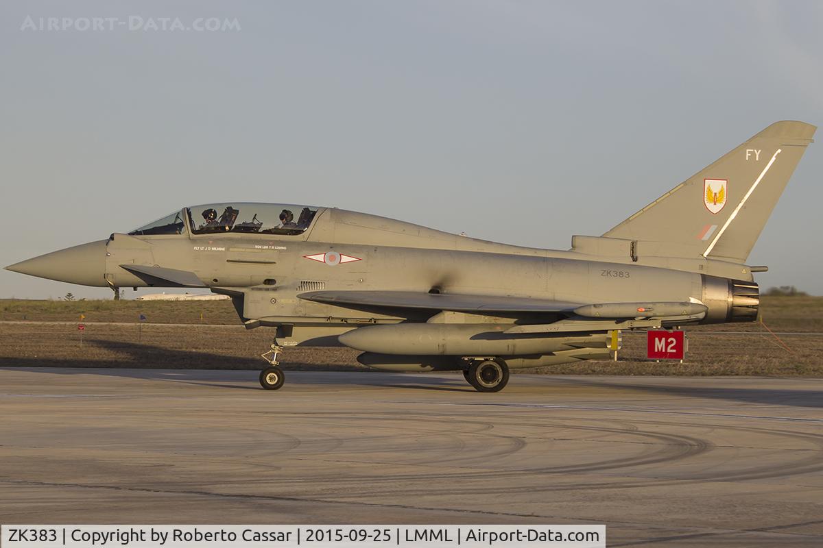 ZK383, 2013 Eurofighter EF-2000 Typhoon T.3 C/N BT028/393, Malta International Airshow 2015