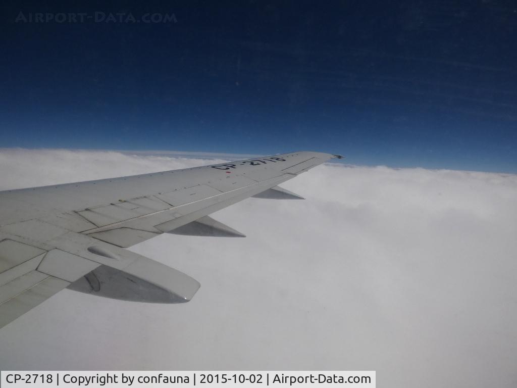 CP-2718, Boeing 737-300 C/N 25057, BoA cruising between Cobija and Santa Cruz, Bolivia