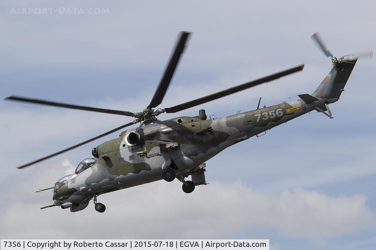 7356, Mil Mi-24V Hind E C/N 087356, Fairford