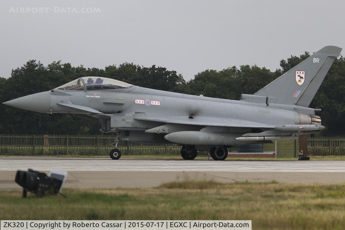 ZK320, 2011 Eurofighter EF-2000 Typhoon FGR4 C/N BS081/312, Coningsby