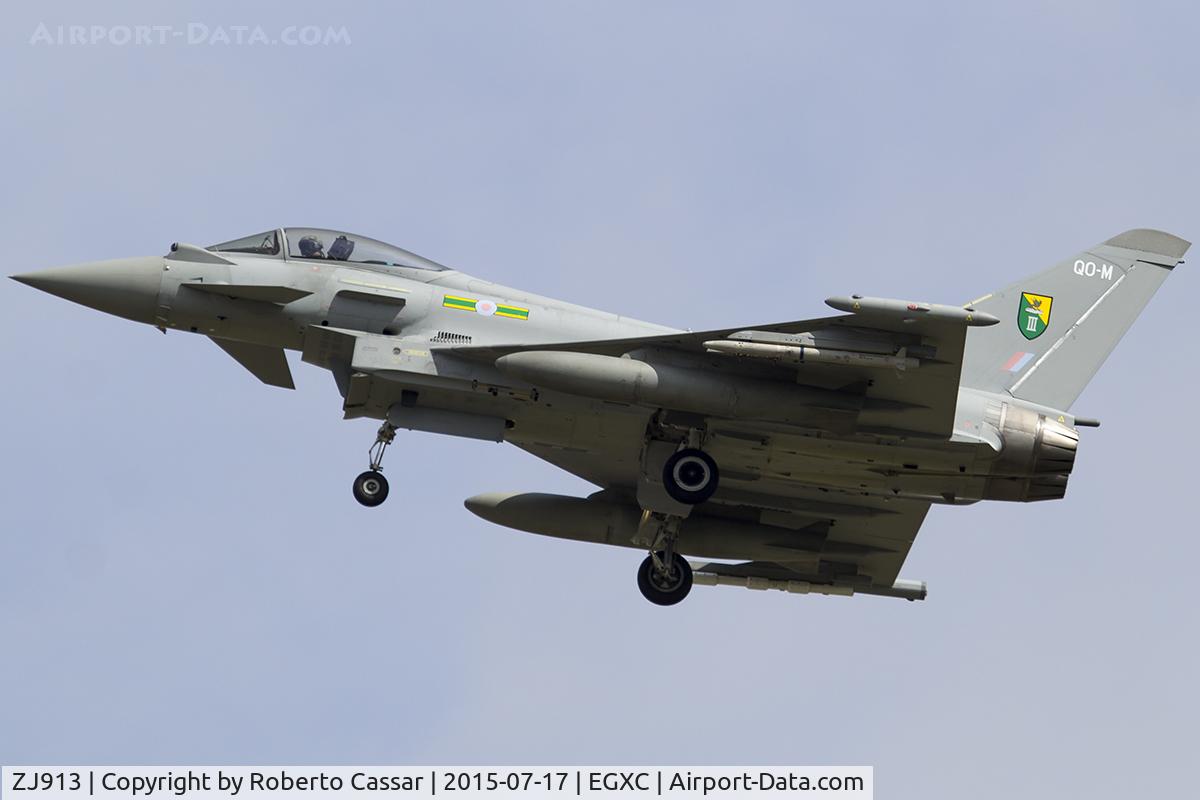 ZJ913, 2004 Eurofighter EF-2000 Typhoon FGR4 C/N 0047/BS004, Coningsby