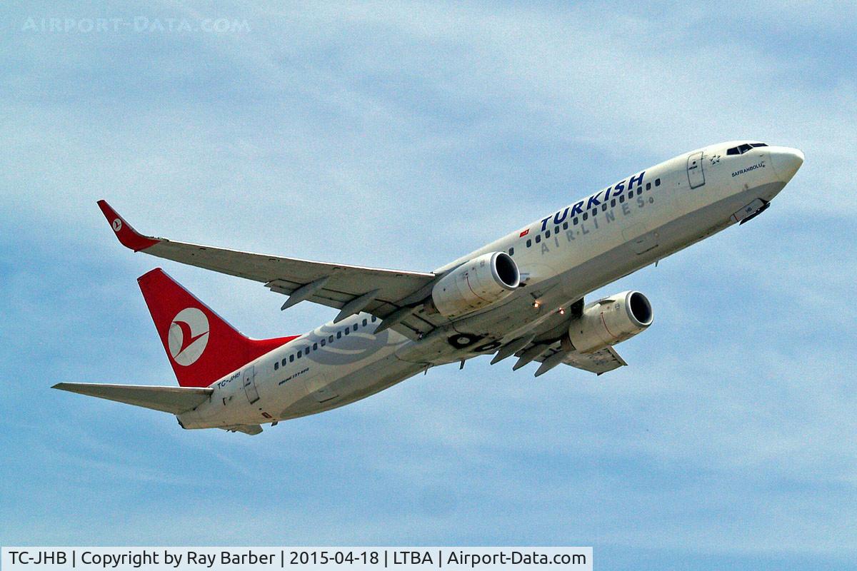 TC-JHB, 2008 Boeing 737-8F2 C/N 35741, Boeing 737-8F2 [35741] (THY Turkish Airlines)  Istanbul-Ataturk~TC 18/04/2015