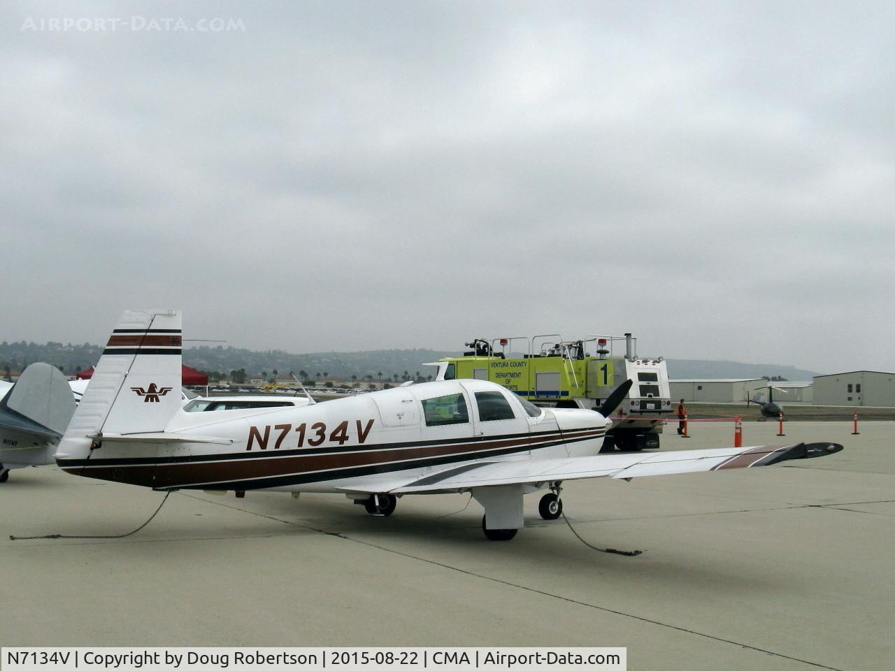 N7134V, 1974 Mooney M20C Ranger C/N 20-0035, 1974 Mooney M20C RANGER, Lycoming O&VO-360 180 Hp, M20C introduced  electric gear and flaps