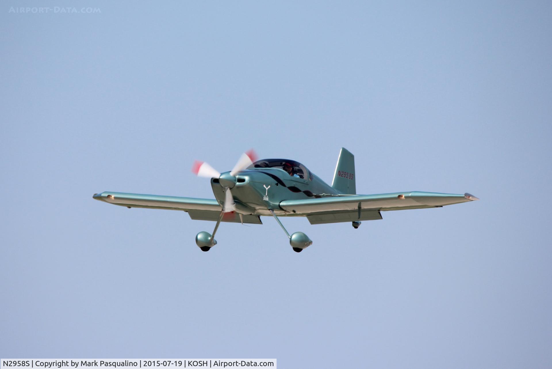 N2958S, 1998 Vans RV-6 C/N 23600, Vans RV-6