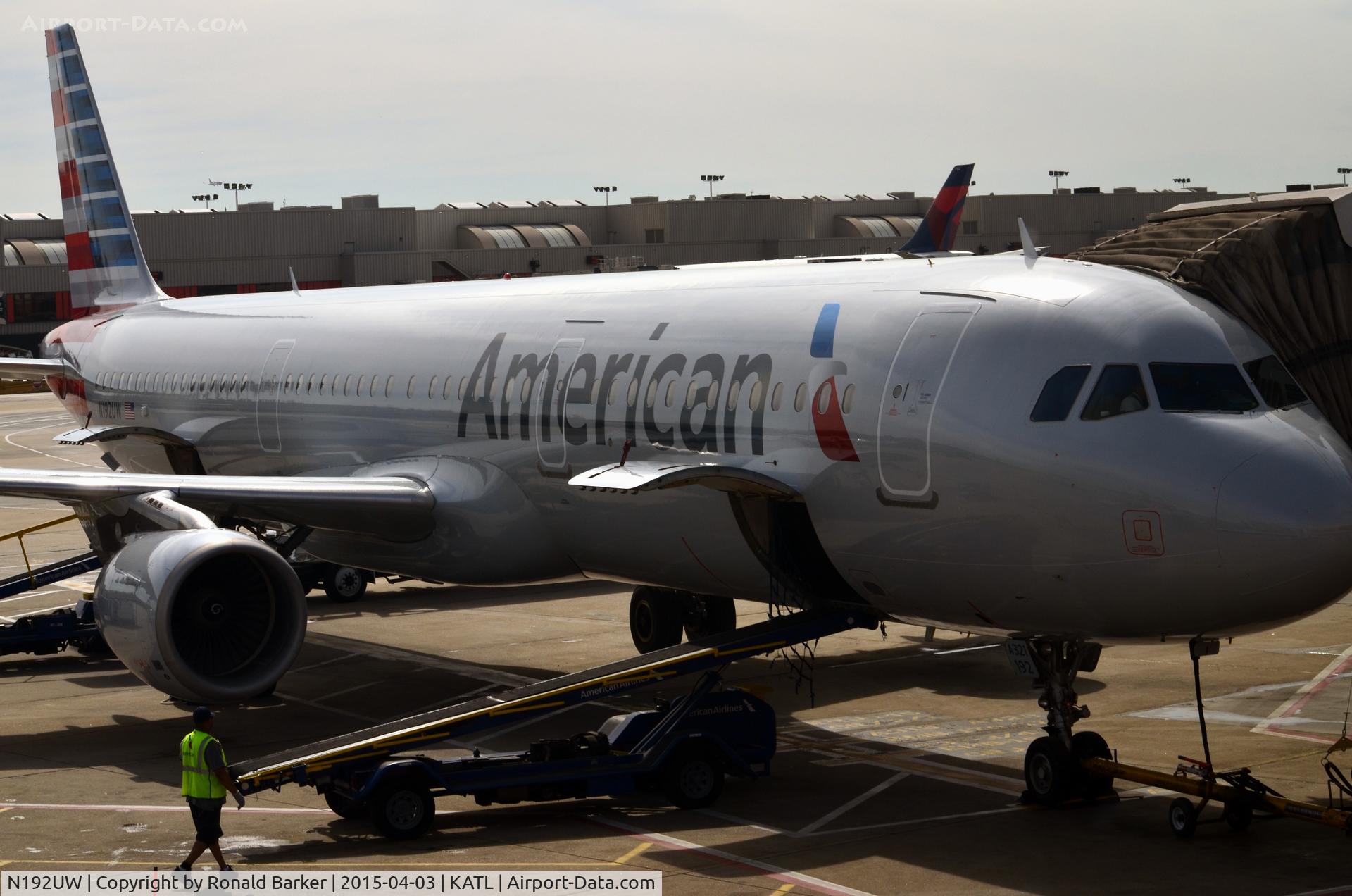 N192UW, 2001 Airbus A321-211 C/N 1496, Atlanta
