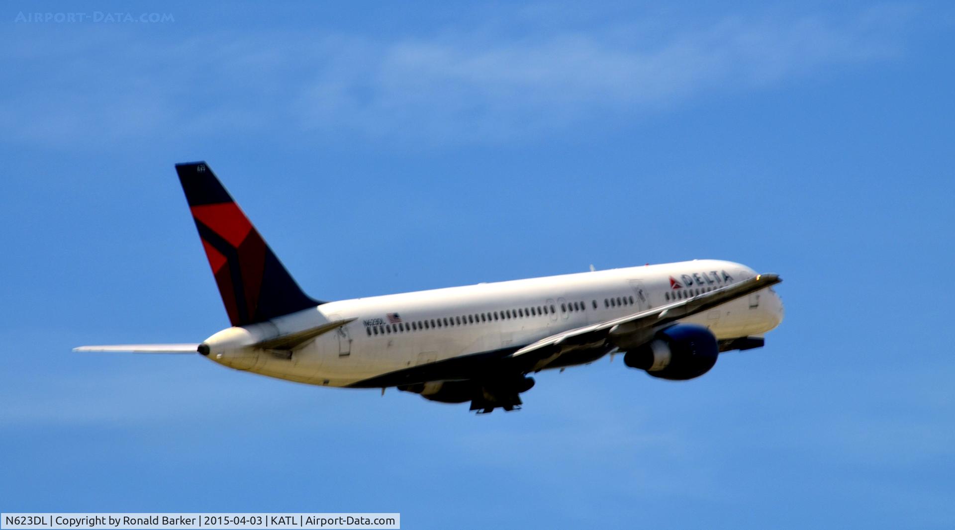 N623DL, 1987 Boeing 757-232 C/N 22913, Takeoff Atlanta