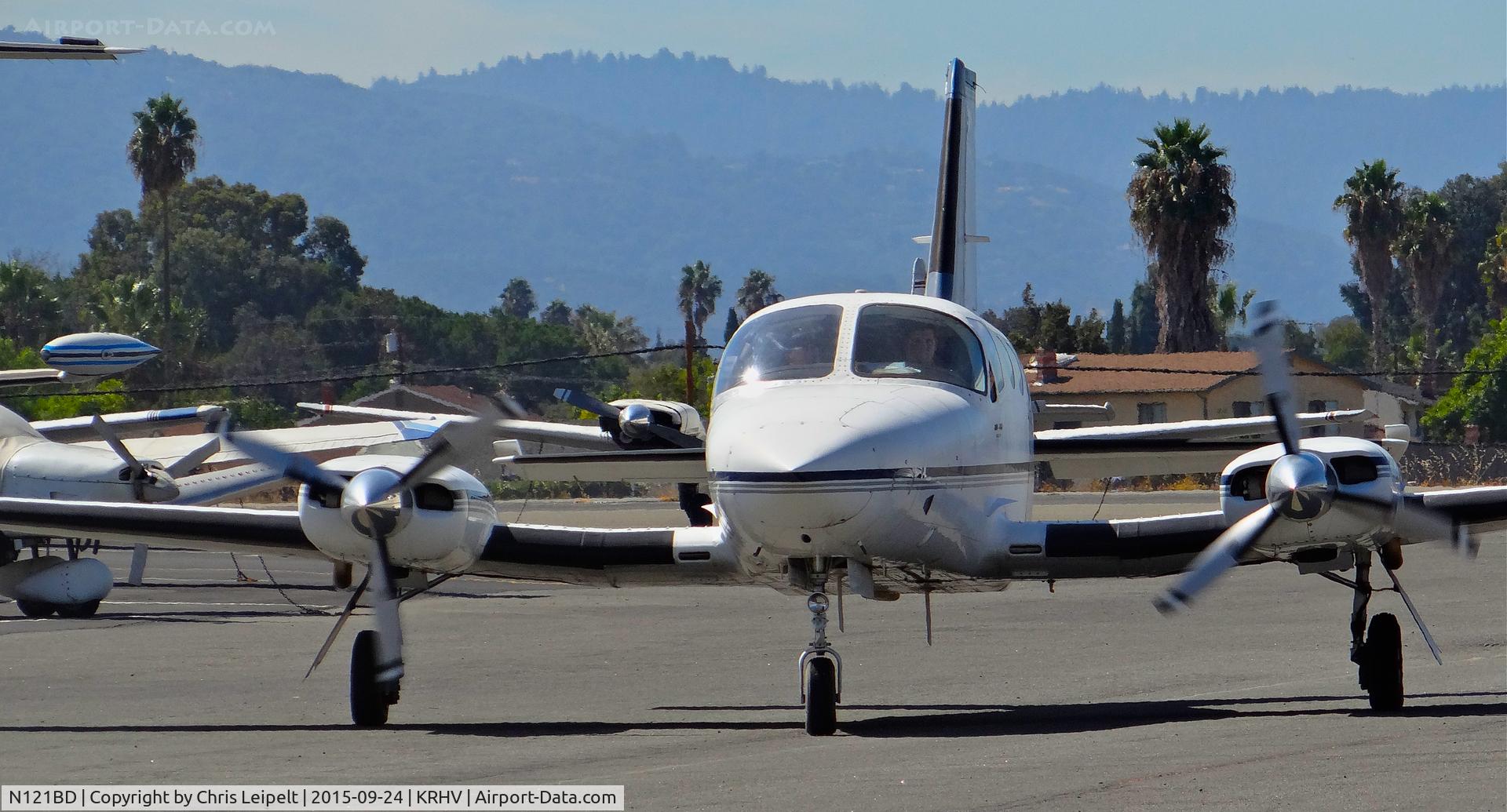 N121BD, 1979 Cessna 414A Chancellor C/N 414A0297, Never... Never in my 6 years of seeing this plane at Reid Hillview did I ever think it would fly, let alone taxi again. This was an amazing sight to see this C414A taxi for the first time since 2009, and a huge shout out to TradeWinds for fixing it up!