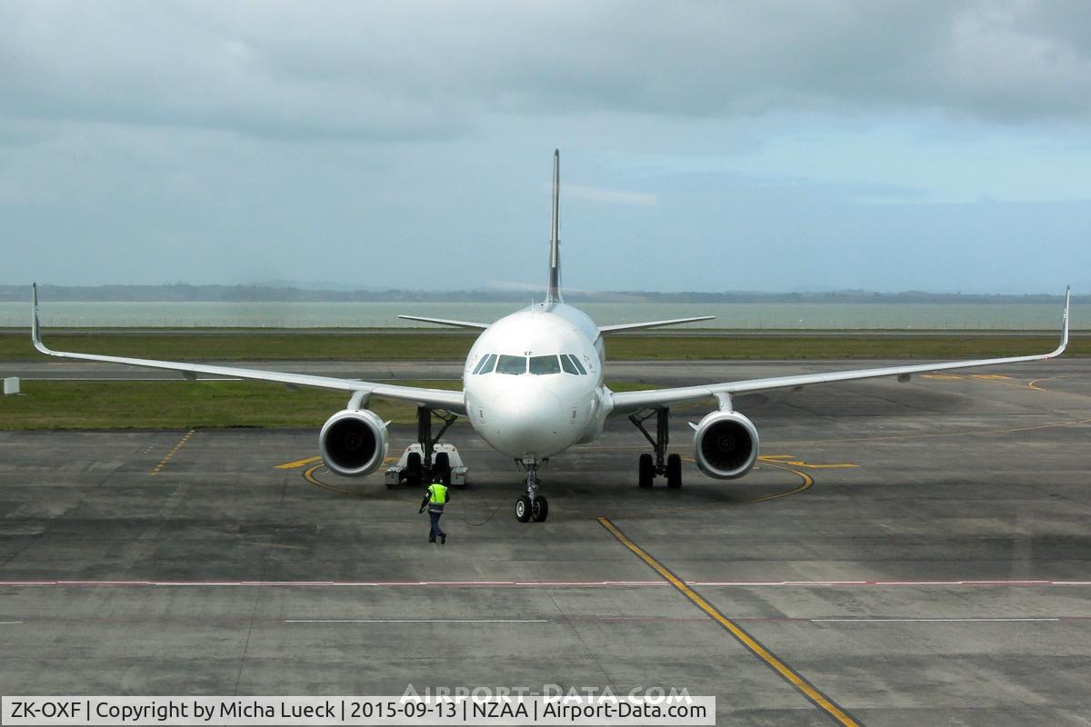 ZK-OXF, 2014 Airbus A320-232 C/N 6182, At Auckland