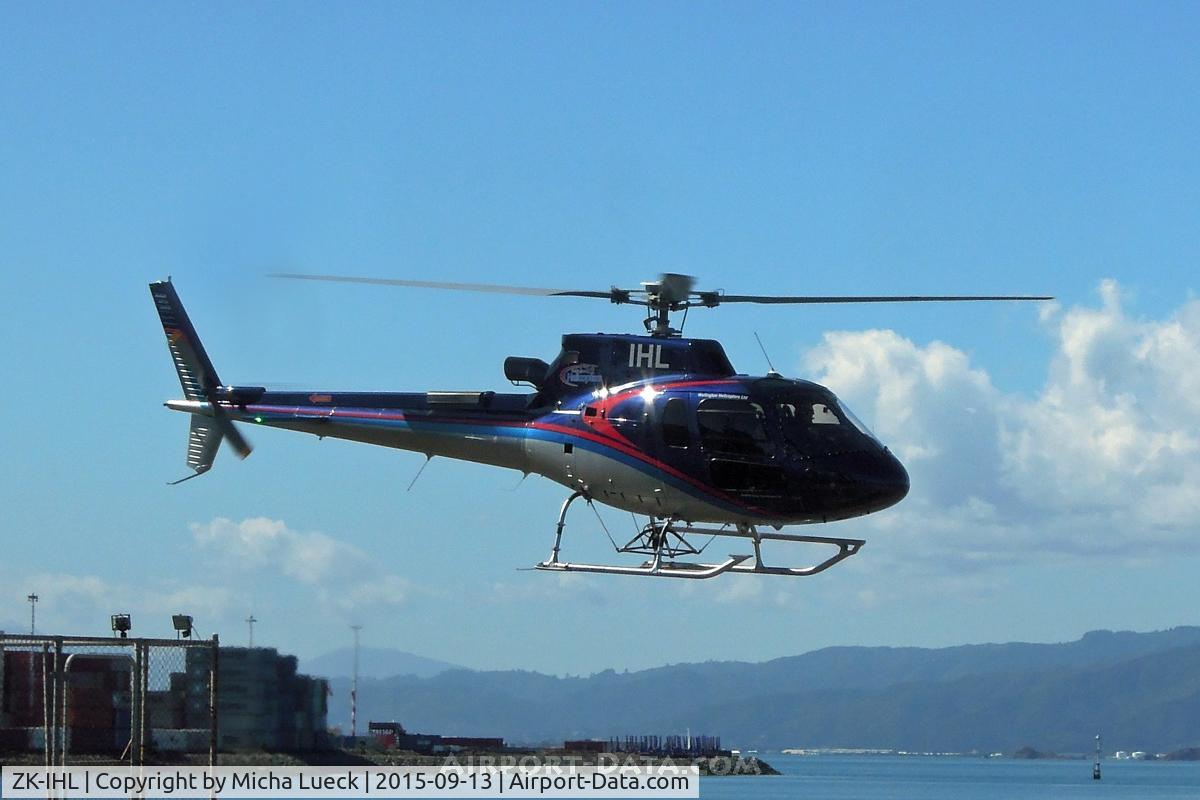 ZK-IHL, Eurocopter AS-350B-3 Ecureuil Ecureuil C/N 7219, At Wellington Harbour