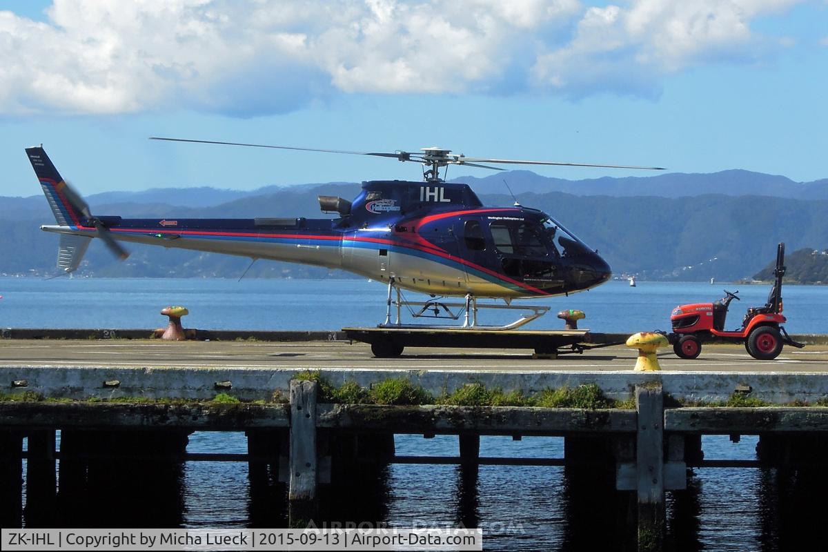 ZK-IHL, Eurocopter AS-350B-3 Ecureuil Ecureuil C/N 7219, At Wellington Harbour