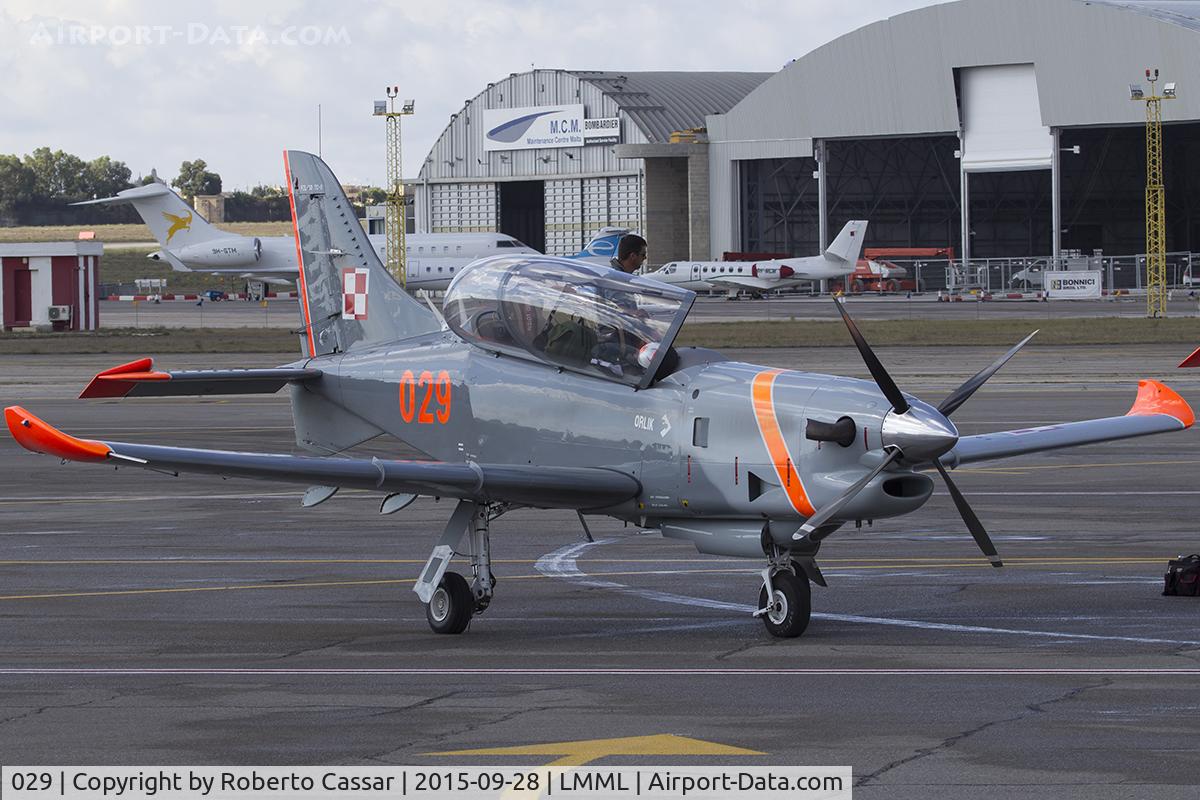 029, PZL-Okecie PZL-130TC-II Turbo Orlik C/N 03940029, Malta International Airshow 2015