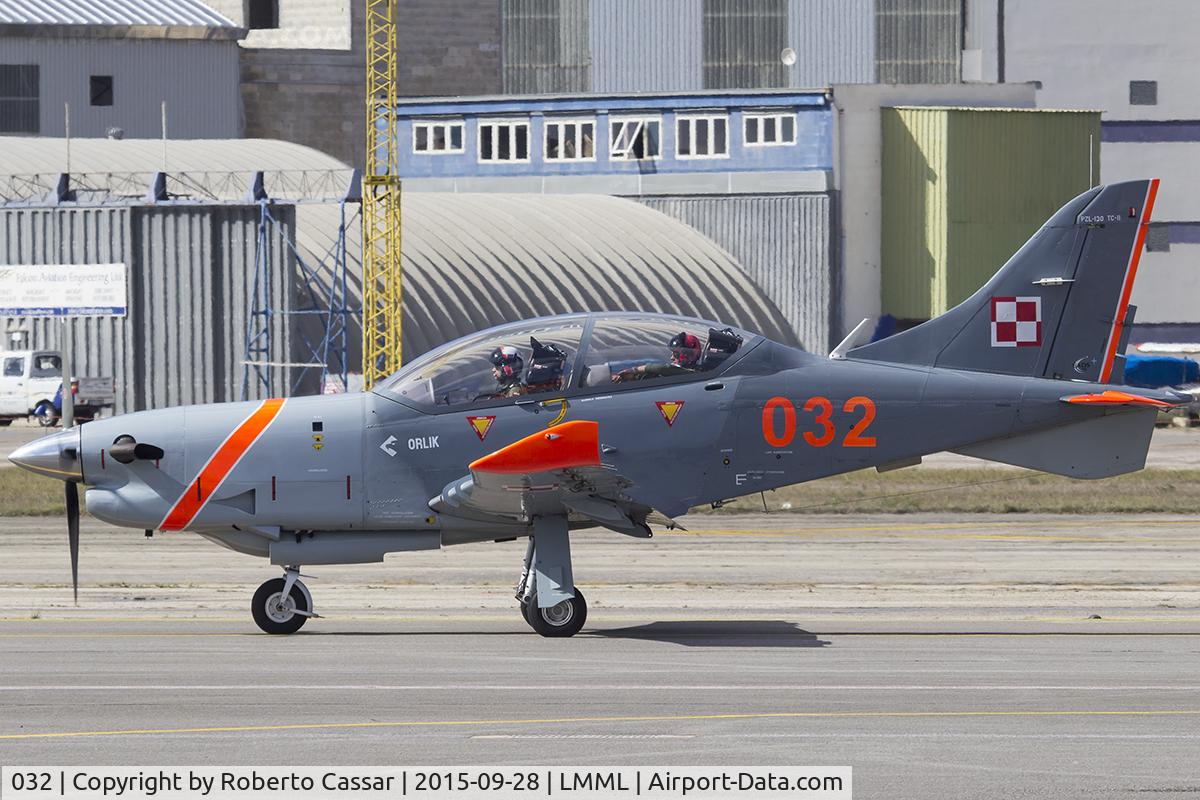 032, PZL-Okecie PZL-130 TCII Orlik C/N 03950032, Malta International Airshow 2015