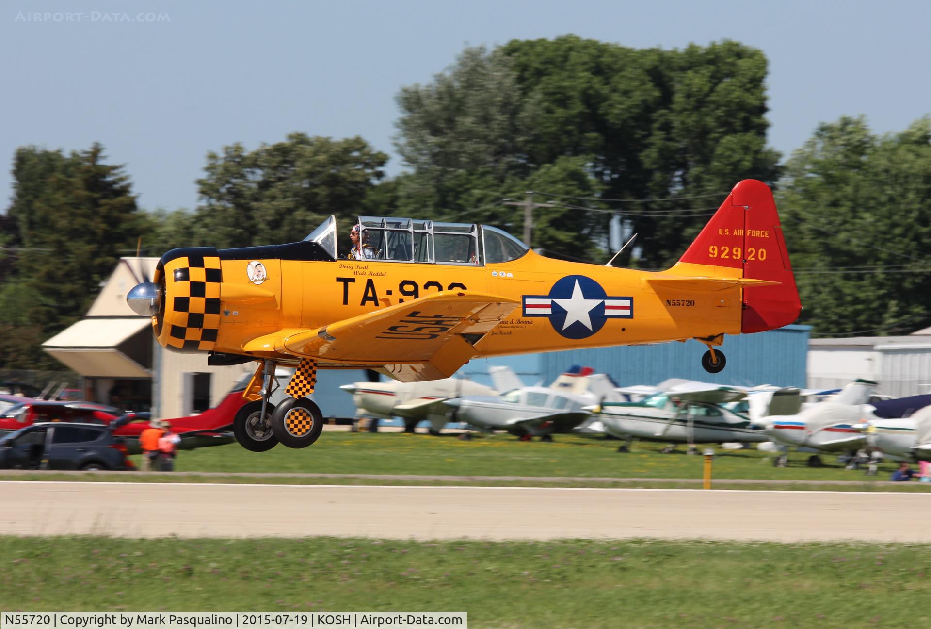 N55720, North American T-6G Texan C/N 168-24, North American T-6G