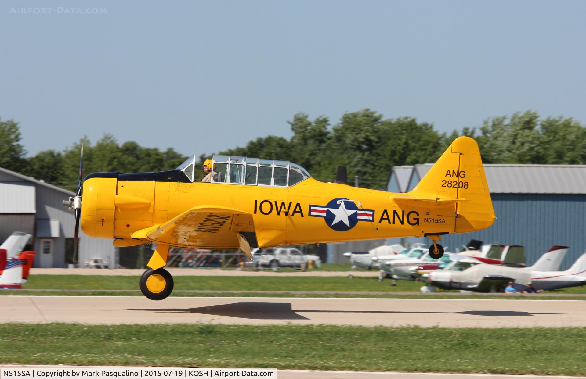 N515SA, 1943 North American AT-6D C/N 8814953, North American AT-6D