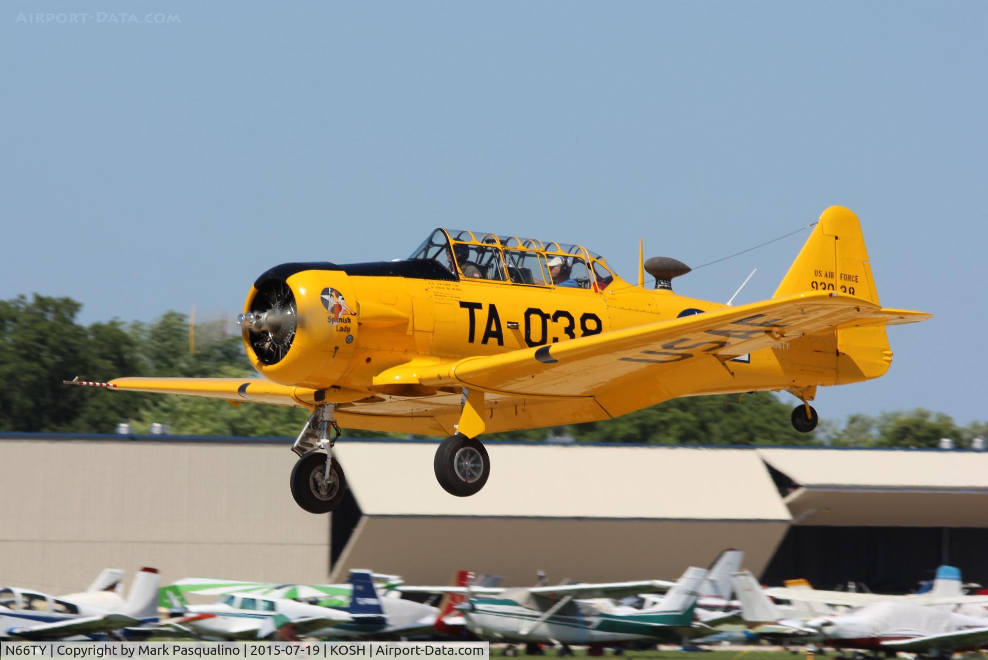 N66TY, North American T-6G Texan C/N 168-142, North American T-6G