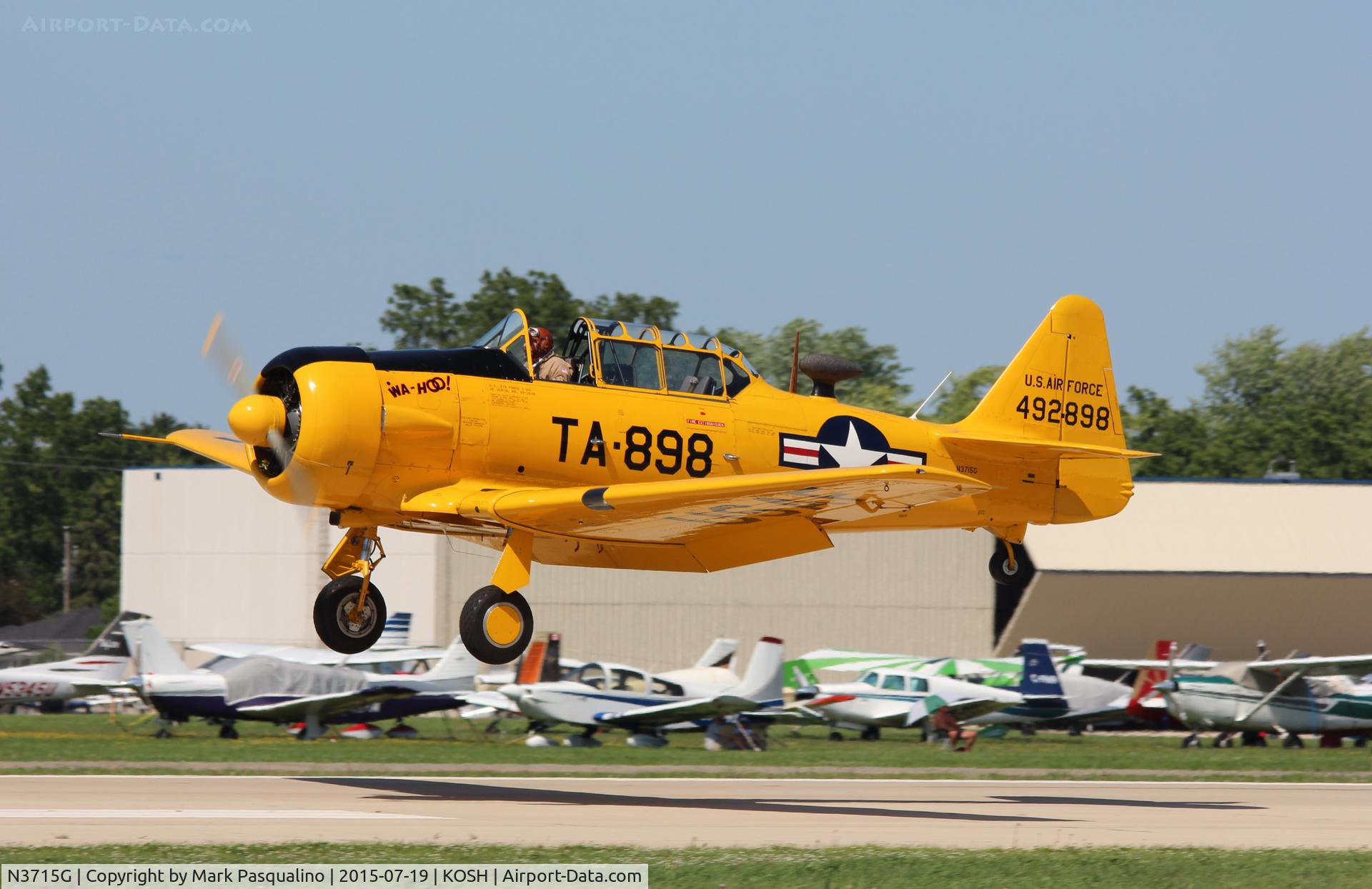 N3715G, 1949 North American AT-6G Texan C/N 168-2 (49-2898), North American AT-6G