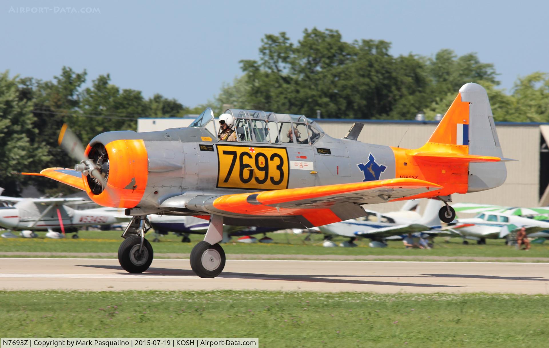 N7693Z, 1942 North American AT-6C Texan C/N 88-11637, North American AT-6G