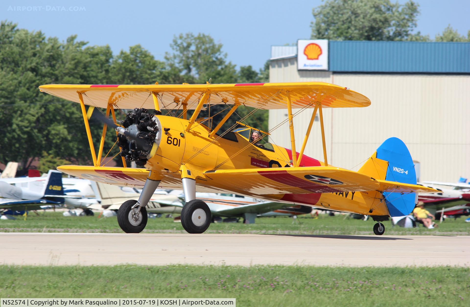 N52574, 1943 Boeing A75N1(PT17) C/N 75-4948, Stearman