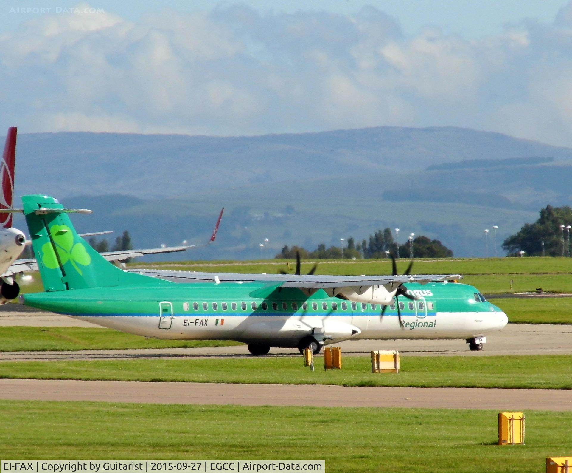 EI-FAX, 2013 ATR 72-600 (72-212A) C/N 1129, At Manchester