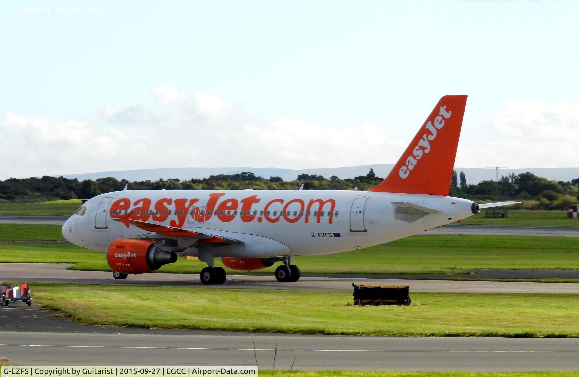 G-EZFS, 2009 Airbus A319-111 C/N 4129, At Manchester