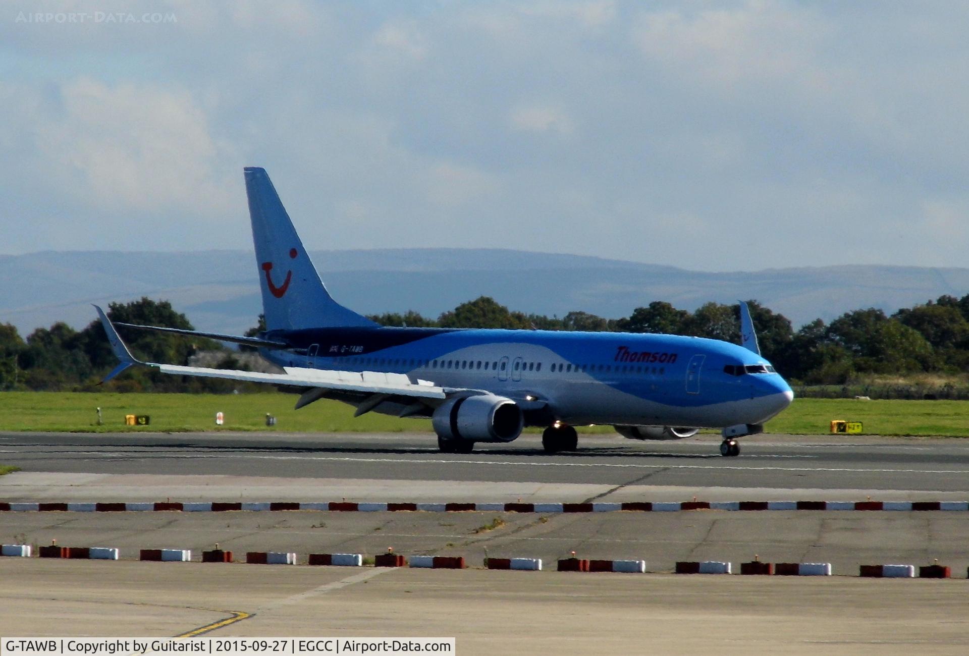 G-TAWB, 2012 Boeing 737-8K5 C/N 37242, At Manchester