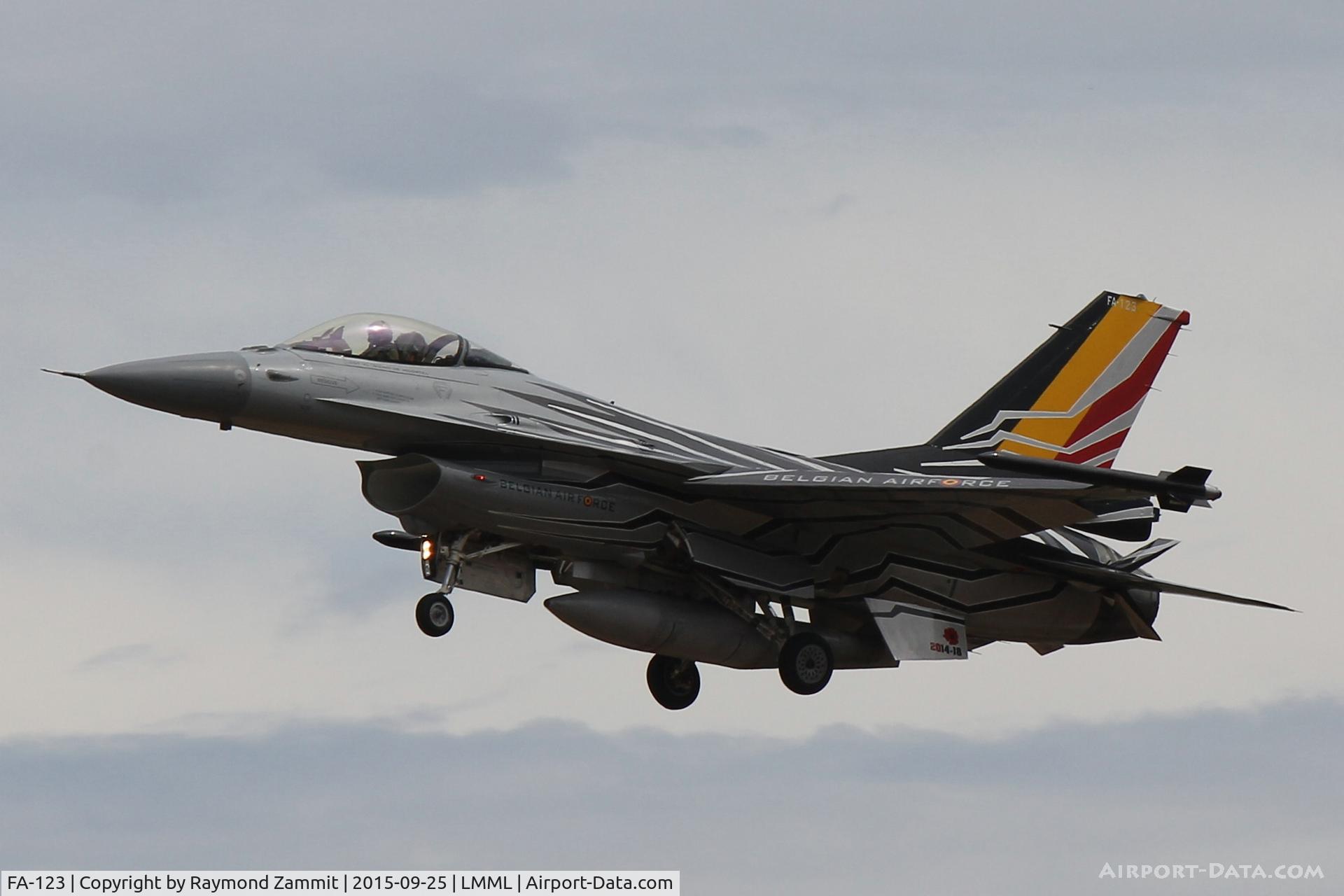 FA-123, SABCA F-16AM Fighting Falcon C/N 6H-123, F-16AM Fighting Falcon FA-123 Belgian Air Force