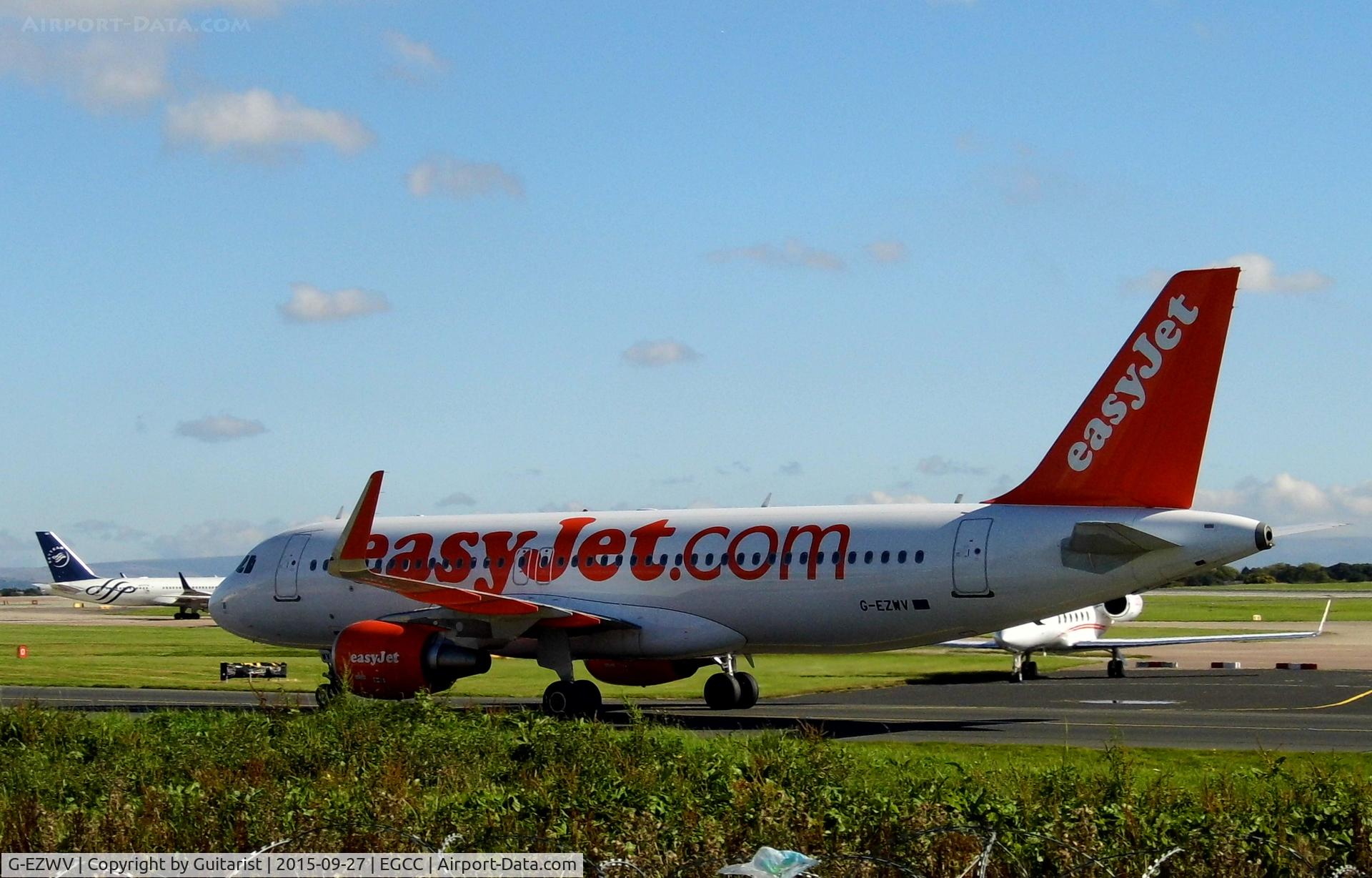 G-EZWV, 2014 Airbus A320-214 C/N 6177, At Manchester