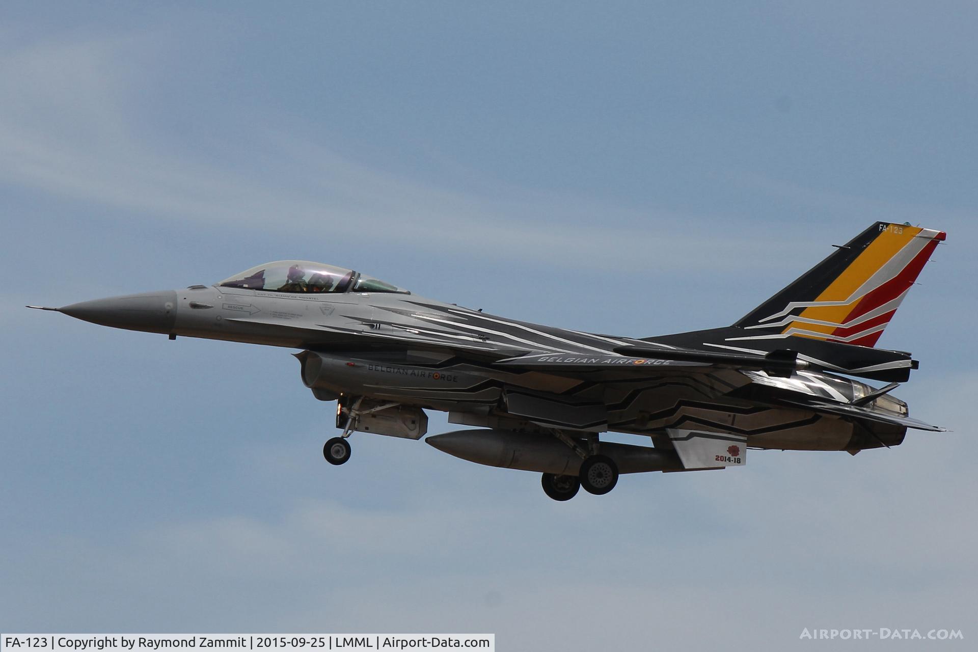FA-123, SABCA F-16AM Fighting Falcon C/N 6H-123, F-16AM Fighting Falcon FA-123 Belgian Air Force