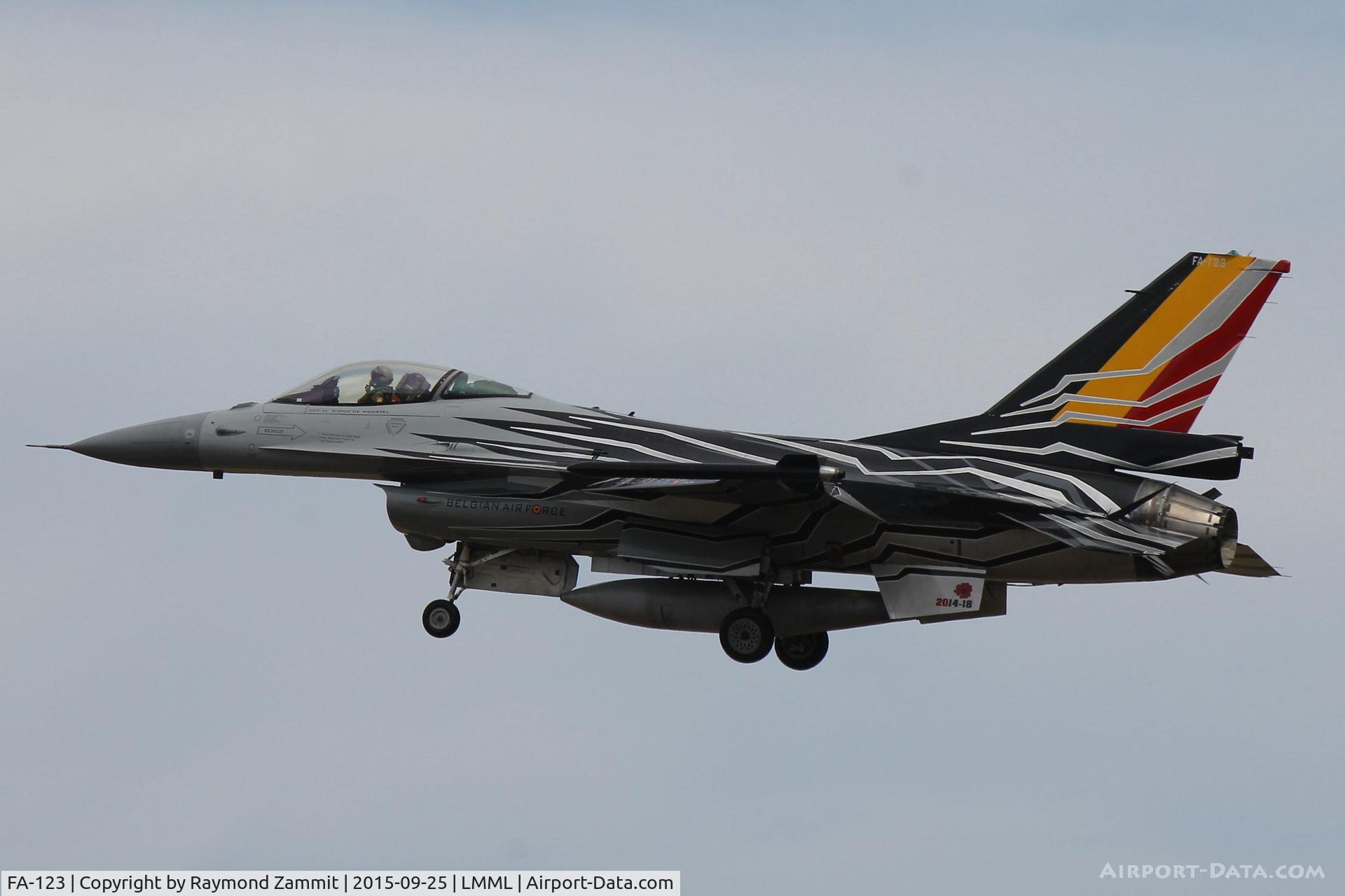 FA-123, SABCA F-16AM Fighting Falcon C/N 6H-123, F-16AM Fighting Falcon FA-123 Belgian Air Force