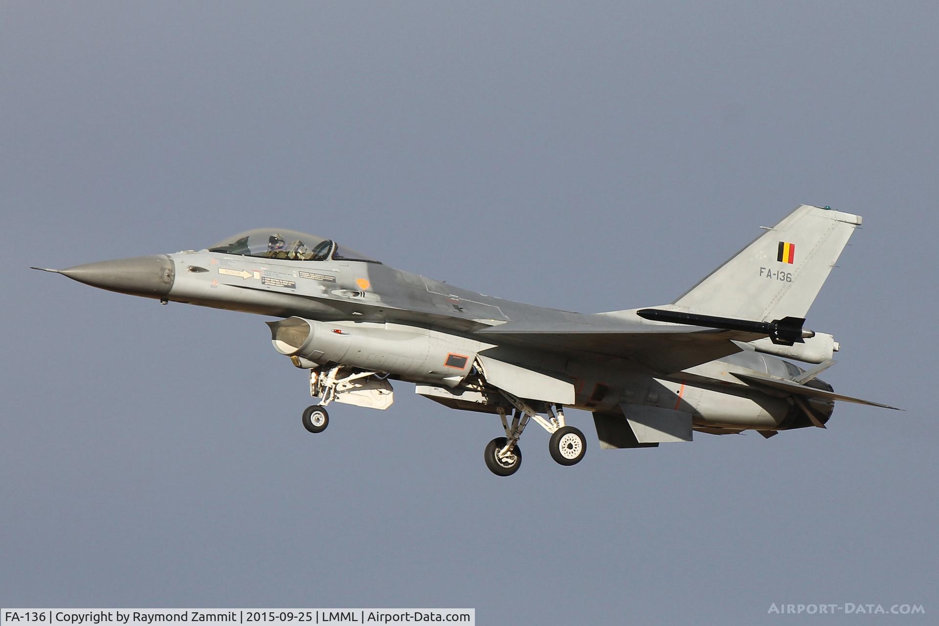 FA-136, SABCA F-16AM Fighting Falcon C/N 6H-136, F-16AM Fighting Falcon FA-136 Belgian Air Force