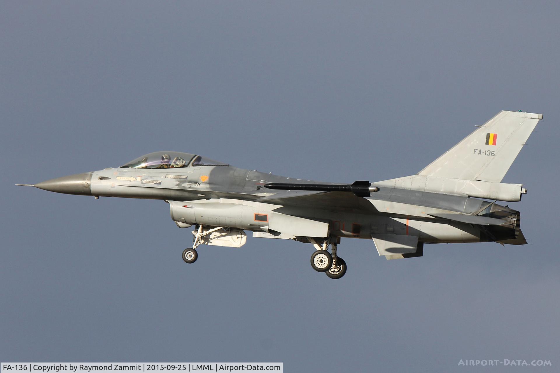 FA-136, SABCA F-16AM Fighting Falcon C/N 6H-136, F-16AM Fighting Falcon FA-136 Belgian Air Force