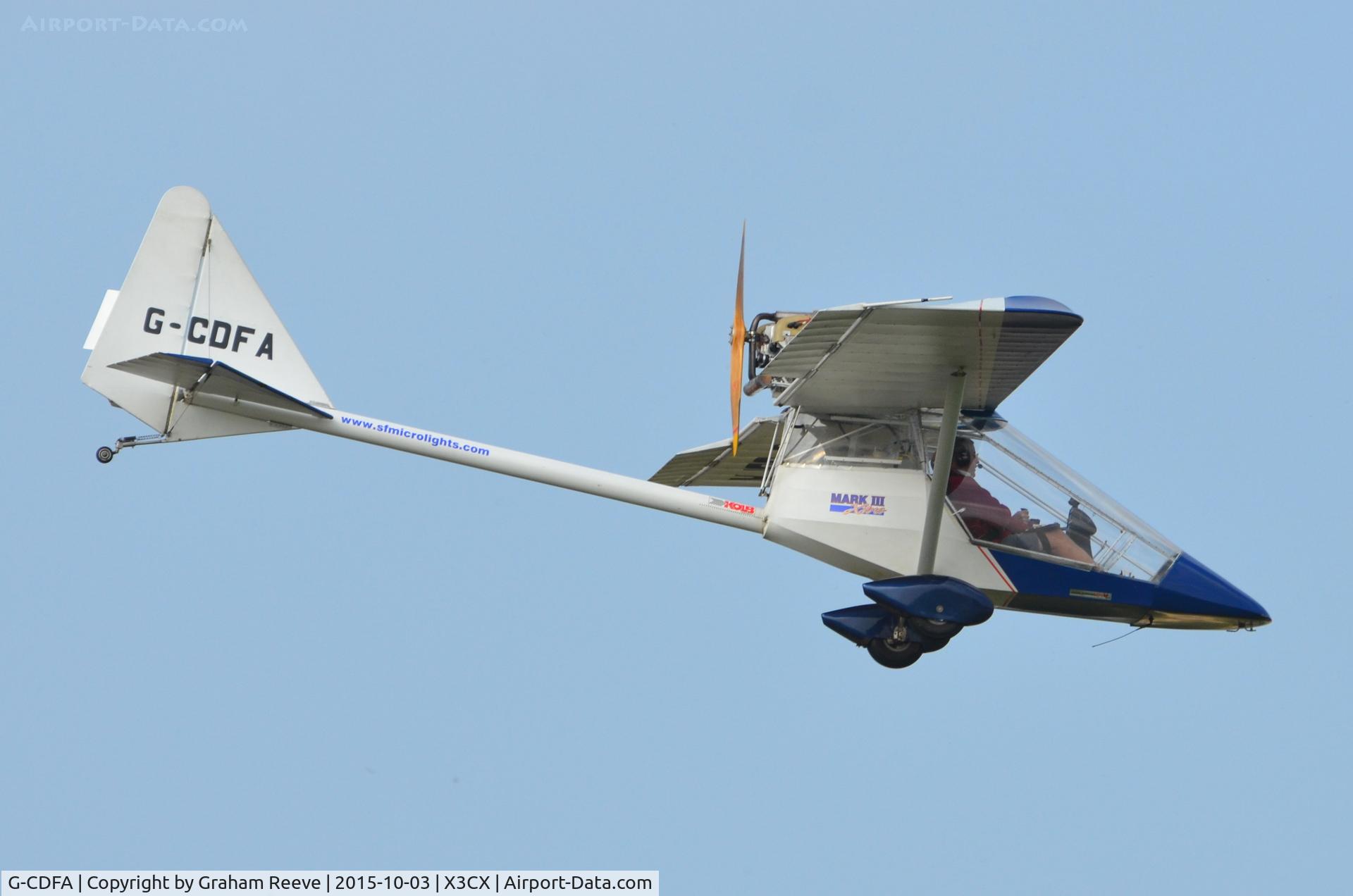 G-CDFA, 2004 Kolb Twinstar Mk III C/N PFA 205-14274, Landing at Northrepps.