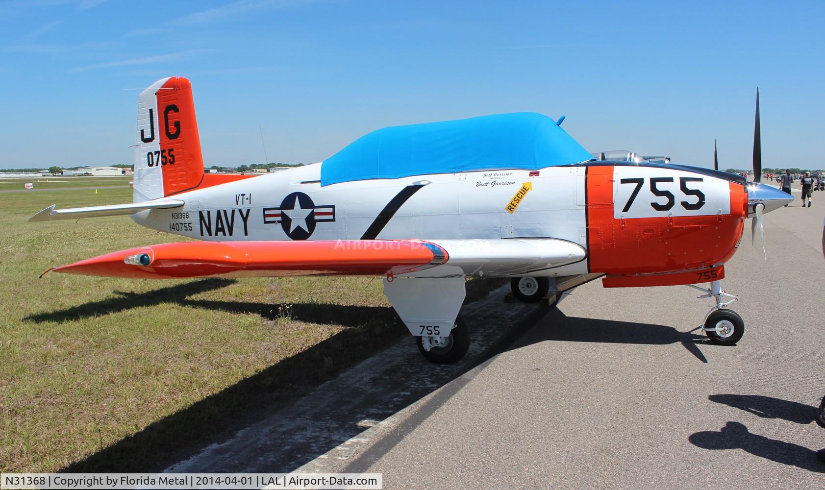 N31368, 1955 Beech T-34B Mentor C/N 140755, T-34B