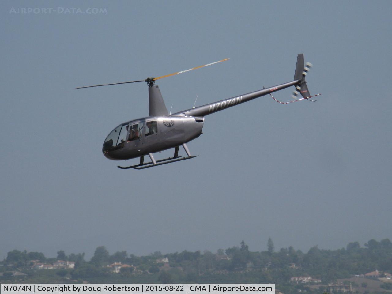N7074N, 2013 Robinson R44 Raven C/N 2336, 2013 Robinson R44 RAVEN, Lycoming O-540-F1B5 260 Hp derated to 225 Hp for 5 minutes, 205 Hp continuous. Note: Mfg. year 2013. Approach to landing